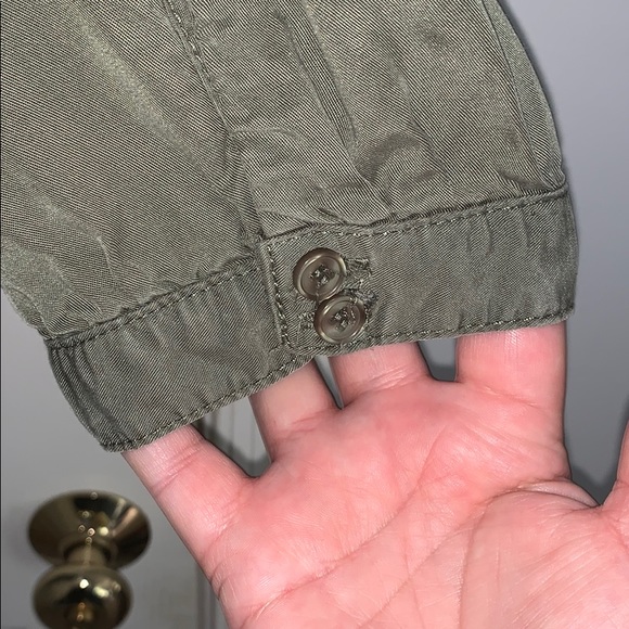 VELVET HEART - Olive Green Wrap Top - Picture 5 of 6